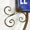 French Antique Enamel Street Sign Le Val D’or 5