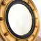 Antique Federal Girandole Bullseye Convex Mirror 4