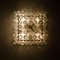 Lampadari a incasso quadrati soffiati a mano di Doria, anni '60, set di 2, Immagine 8