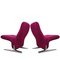 F780 Concorde Lounge Chair by Pierre Paulin for Artifort in New Kvadrat Upholstery, 1970s, Set of 2 10