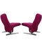 F780 Concorde Lounge Chair by Pierre Paulin for Artifort in New Kvadrat Upholstery, 1970s, Set of 2 13