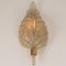 Large Gold and Murano Glass Wall Sconce from Barovier & Toso, Italy, 1960s, Image 8