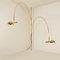 Double Ball Brass Arc Floor Lamp by Florian Schulz, 1970, Image 7