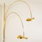 Double Ball Brass Arc Floor Lamp by Florian Schulz, 1970 8