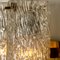 Mid-Century Brass and Blown Glass Chandelier from Hillebrand, 1960s, Image 3