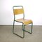 Cox Green Stacking Tubular Metal Dining Chair, 1940s 8