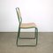 Cox Green Stacking Tubular Metal Dining Chair, 1940s 5