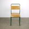 Cox Green Stacking Tubular Metal Dining Chair, 1940s 6