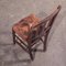 Dark Elm Church Dining Chairs, 1920s, Set of 6 8
