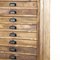 Large Bank of French Industrial Chest of Drawers, 1940s 17