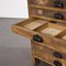 Large Bank of French Industrial Chest of Drawers, 1940s 4