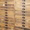 Large Bank of French Industrial Chest of Drawers, 1940s 15