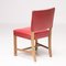 Rote Stühle von Kaare Klint für Rud Rasmussen, 1933, 4er Set 4