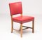 Red Chairs by Kaare Klint for Rud Rasmussen, 1933, Set of 4 3