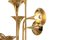 Floor Lamp in Gold and Brass, Image 2