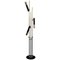 Floor Lamp in Black with Silver Detail 1