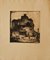 Leo Grimm - Houses - Original Etching - Early 20th Century, Image 1