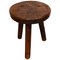 Tabouret de Ferme Antique, 1950s 1