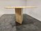 Vintage Travertine Dining Table, 1970s, Image 6