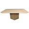 Vintage Travertine Dining Table, 1970s, Image 1