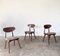 Vintage Dining Chairs by Louis van Teeffelen for WéBé, Set of 3 2