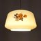 Vintage Glass Pendant Lamp, 1960s 9