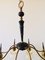 Atomic Age Design Brass and Glass Chandelier, 1950s, Image 8