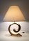 Lámpara de mesa grande de latón de Regina, años 70, Imagen 5