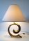 Large Brass Table Lamp from Regina, 1970s, Image 9