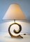 Large Brass Table Lamp from Regina, 1970s, Image 8