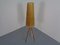 Lámpara de pie vintage con trípode, años 60, Imagen 4