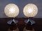 Glass Bubble Table Lamps, 1970s, Set of 2 3