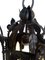 Italian Neo-Gothic Wrought Iron Ceiling Lamp, 1900s 6