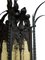 Lampada da soffitto neogotica in ferro battuto, Italia, inizio XX secolo, Immagine 8