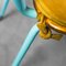 Sedie da pranzo Tiffany in ottone, metallo e legno, anni '50, set di 6, Immagine 4