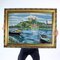 Large Vintage Decorative Wall Tapestry with Art Picture of Bratislava Scenery, Czechoslovakia, 1960s, Image 1
