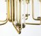 Italian Brass and Glass Chandelier, 1970s, Image 10