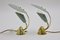 Italian Green Table Lamps, 1950s, Set of 2 1