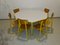 Mid-Century Children's Table & Chairs from Lista, Set of 7 1