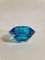 Mid-Century Blue Crystal Glass Bowl, 1960s 3