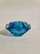 Mid-Century Blue Crystal Glass Bowl, 1960s 4