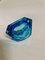Mid-Century Blue Crystal Glass Bowl, 1960s, Image 6