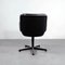 Black Leather Office Chair by Charles Pollock for Knoll Inc. / Knoll International, 1970s 4