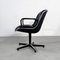 Black Leather Office Chair by Charles Pollock for Knoll Inc. / Knoll International, 1970s 3
