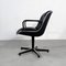 Sedia da ufficio in pelle nera di Charles Pollock per Knoll Inc. / Knoll International, anni '70, Immagine 3