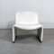 Alky White Lounge Chair by Giancarlo Piretti for Castelli / Anonima Castelli, 1970s 2
