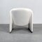 Alky White Lounge Chair by Giancarlo Piretti for Castelli / Anonima Castelli, 1970s 4