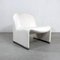 Alky White Lounge Chair by Giancarlo Piretti for Castelli / Anonima Castelli, 1970s 1