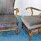 Fauteuils en Noyer et Velours par Paolo Buffa, 1950s, Set de 2 2