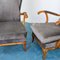 Walnut and Velvet Lounge Chairs by Paolo Buffa, 1950s, Set of 2, Image 2